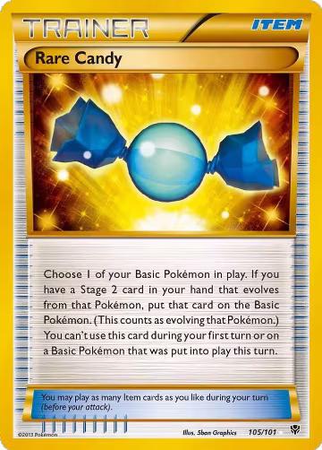 Rare Candy (105 Secret Rare) (105/101), Plasma Blast — Pokémon card price