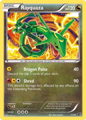 Rayquaza (11/20) — card price