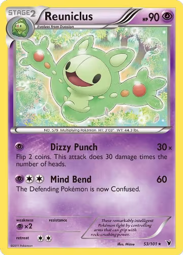 Reuniclus (53) (53/101), Noble Victories — Pokémon card price