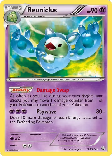 Reuniclus (126/124), Dragons Exalted — Pokémon card price