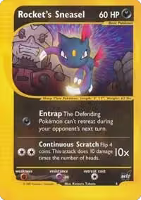 Rocket's Sneasel - 5 (005/009), Best of Promos — Pokémon card price