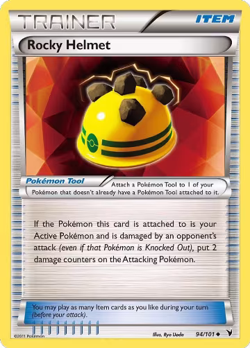 Rocky Helmet (94/101), Noble Victories — Pokémon card price