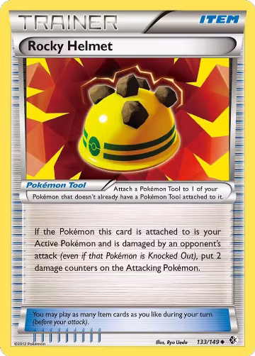 Rocky Helmet (133/149), Boundaries Crossed — Pokémon card price