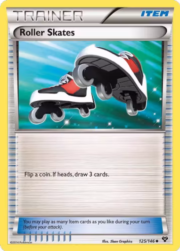 Roller Skates (125/146), XY Base Set — Pokémon card price