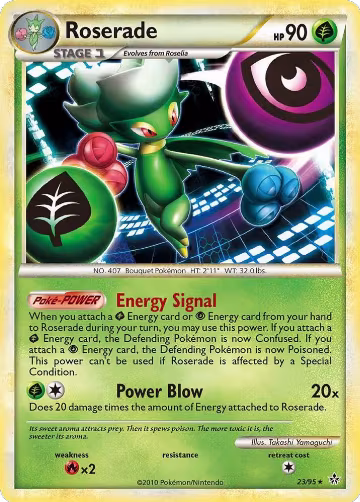 Roserade (23/95), Unleashed — Pokémon card price