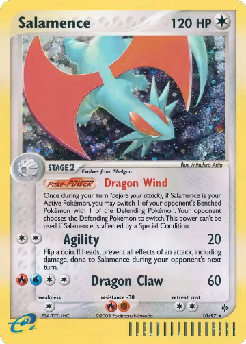 Salamence - 10/97 (10/97) — card price