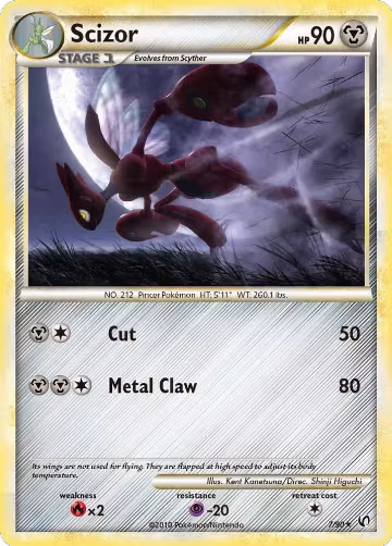 Scizor (7/90), Undaunted — Pokémon card price