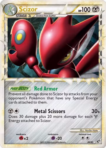 Scizor (Prime) (84/90), Undaunted — Pokémon card price