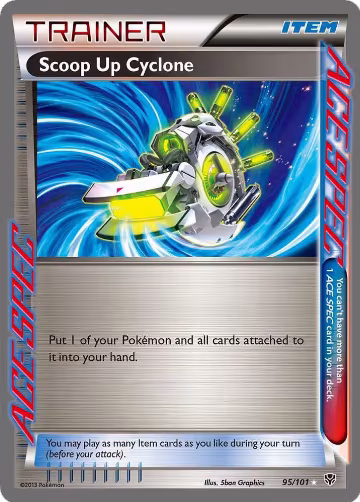 Scoop Up Cyclone (95/101), Plasma Blast — Pokémon card price