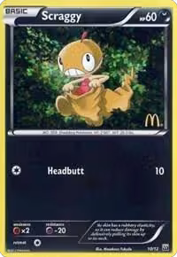 Scraggy - 10/12 (010/012), McDonald's Promos 2012 — Pokémon card price