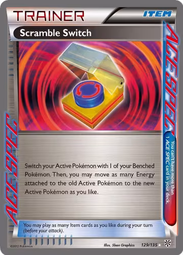 Scramble Switch (129/135), Plasma Storm — Pokémon card price