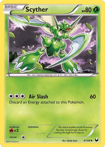 Scyther (4/108), Dark Explorers — Pokémon card price