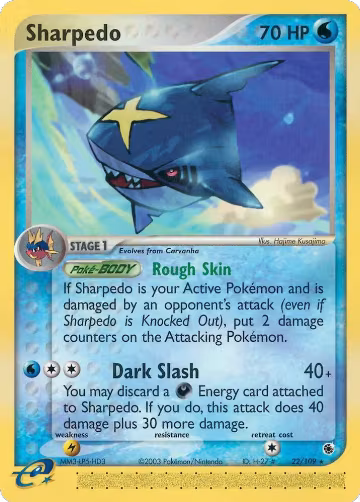 Sharpedo (22/109), EX Ruby and Sapphire — Pokémon card price