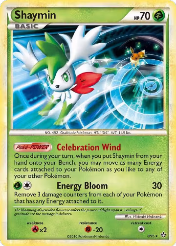 Shaymin (8/95), Unleashed — Pokémon card price