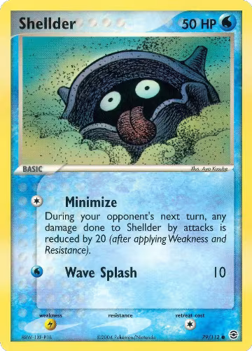 Shellder (79/112), EX FireRed & LeafGreen — Pokémon card price
