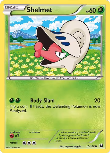 Shelmet (10/108), Dark Explorers — Pokémon card price