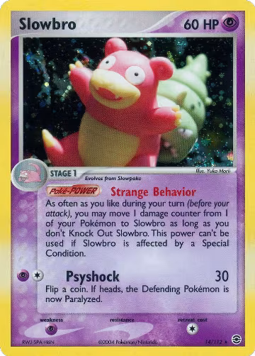 Slowbro (14/112), EX FireRed & LeafGreen — Pokémon card price