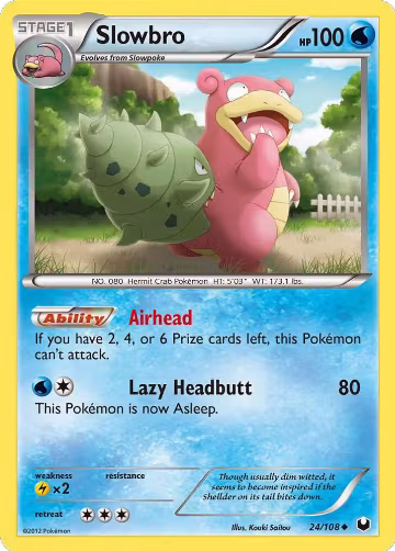 Slowbro (24/108), Dark Explorers — Pokémon card price