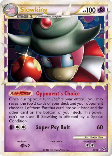 Slowking (Prime) (85/90), Undaunted — Pokémon card price