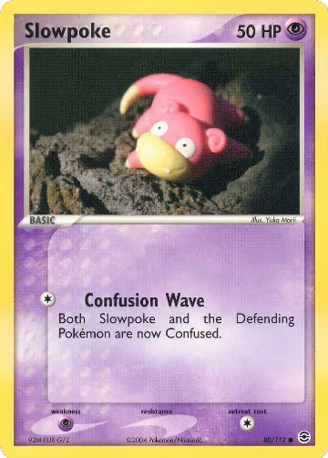 Slowpoke (80/112), EX FireRed & LeafGreen — Pokémon card price