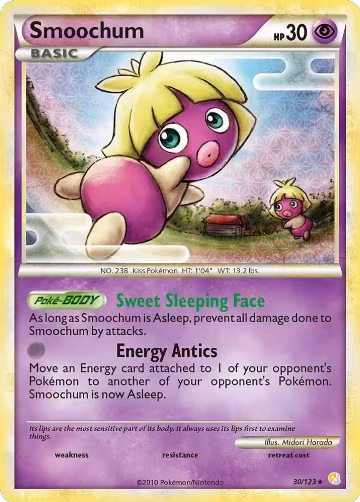 Smoochum (30/123), HeartGold SoulSilver — Pokémon card price