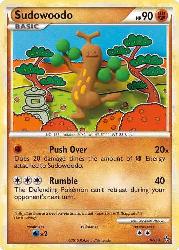 Sudowoodo (9/95), Unleashed — Pokémon card price