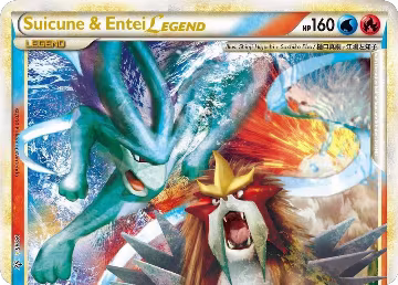 Suicune & Entei Legend (Top) (94/95), Unleashed — Pokémon card price
