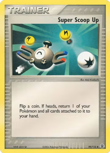 Super Scoop Up (99/112), EX FireRed & LeafGreen — Pokémon card price