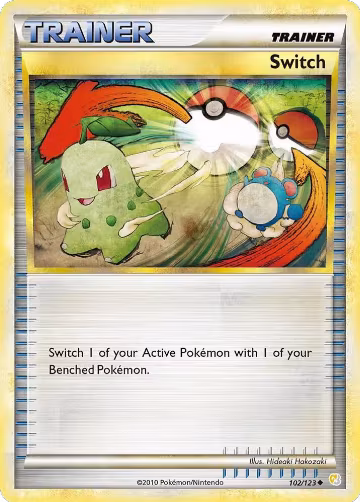 Switch (102/123), HeartGold SoulSilver — Pokémon card price