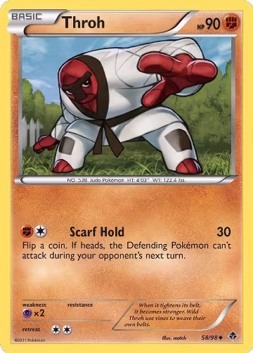 Throh (58/98), Emerging Powers — Pokémon card price