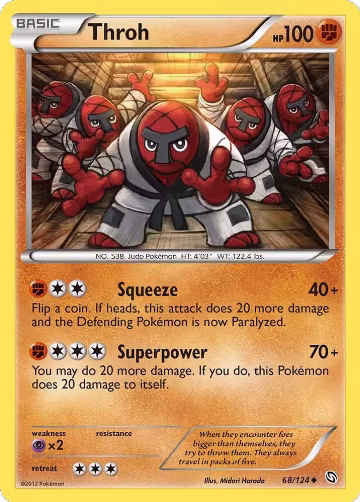 Throh (68/124), Dragons Exalted — Pokémon card price