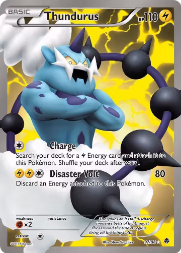 Thundurus (97 Full Art) (97/98) — card price