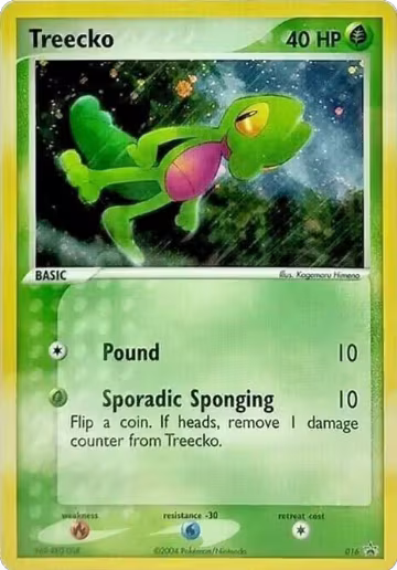 Treecko - 016 (EX Deck Tin) (016), Nintendo Promos — Pokémon card price