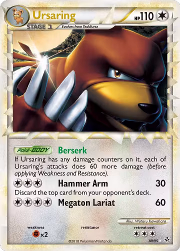 Ursaring (Prime) (89/95), Unleashed — Pokémon card price