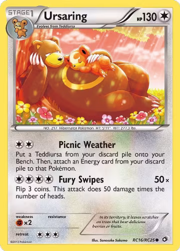 Ursaring (RC16/RC25), Legendary Treasures: Radiant Collection — Pokémon card price