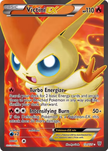 Victini EX (131 Full Art) (131/135) — card price