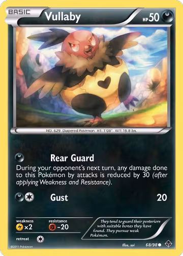 Vullaby (68/98), Emerging Powers — Pokémon card price