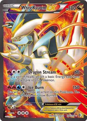 White Kyurem EX (146 Full Art) (146/149) — card price