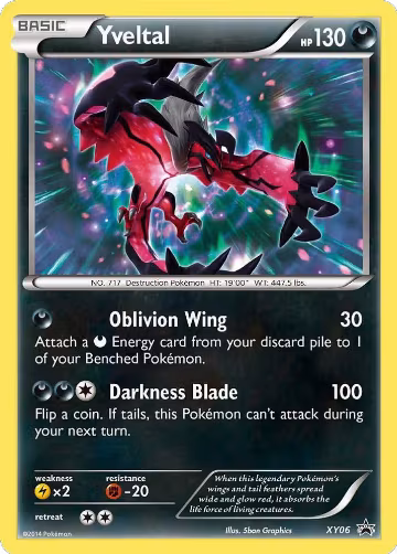 Yveltal - XY06 (XY06), XY Promos — Pokémon card price