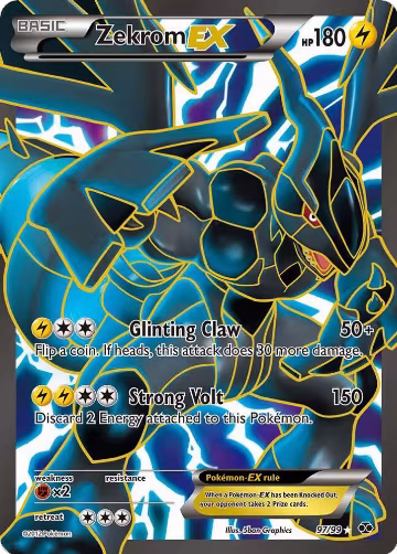 Zekrom EX (97 Full Art) (97/99) — card price