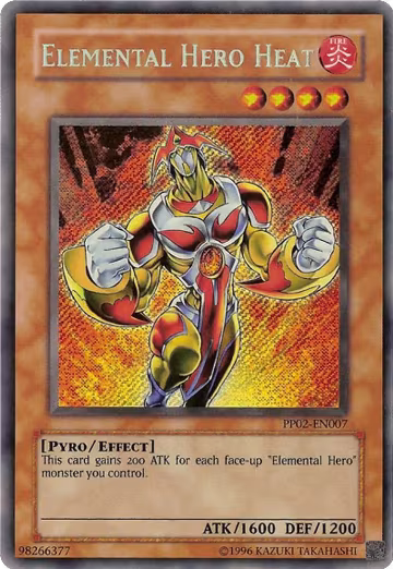 Elemental HERO Heat (PP02-EN007) — card price