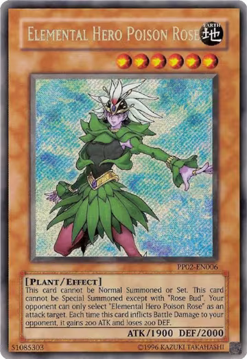 Elemental Hero Poison Rose (PP02-EN006), Premium Pack 2 — Yu-Gi-Oh! card price