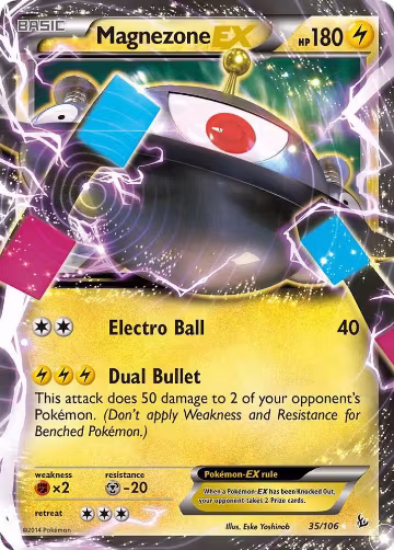 Magnezone EX (35/106), XY - Flashfire — Pokémon card price