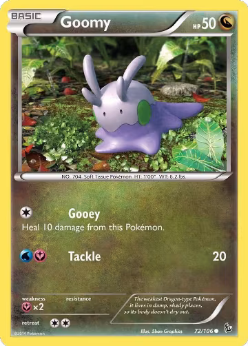 Goomy (72/106), XY - Flashfire — Pokémon card price