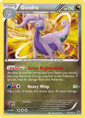 Goodra (74/106), XY - Flashfire — Pokémon card price