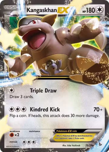 Kangaskhan EX (78/106), XY - Flashfire — Pokémon card price