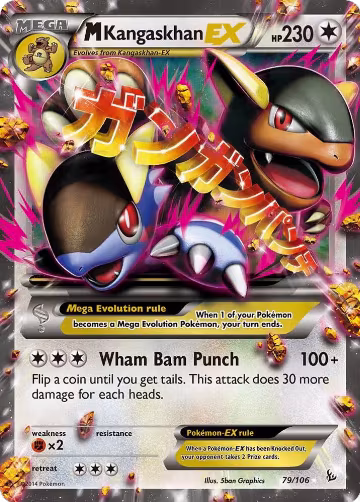 M Kangaskhan EX (79/106), XY - Flashfire — Pokémon card price