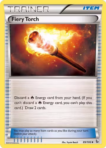 Fiery Torch (89/106), XY - Flashfire — Pokémon card price