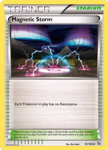 Magnetic Storm (91/106), XY - Flashfire — Pokémon card price