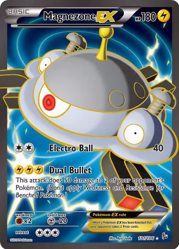 Magnezone EX (101 Full Art) (101/106), XY - Flashfire — Pokémon card price